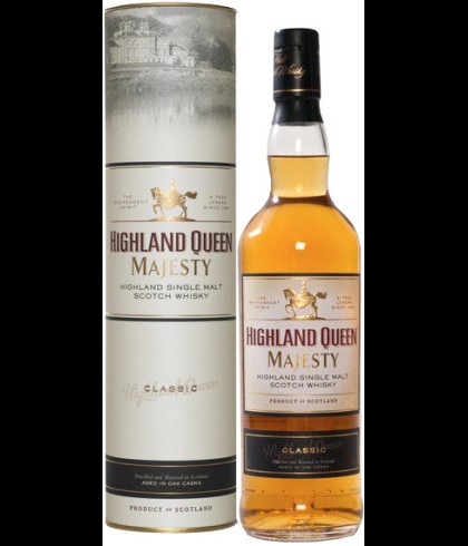 Fles Highland Queen Majesty, single malt whisky, op voorraad bij slijterij t Bockje in Bathmen