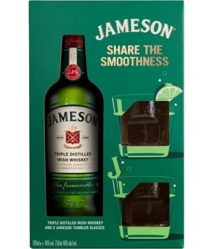 Fles Iers whiskey van Jameson, op voorraad bij slijterij t Bockje in Bathmen
