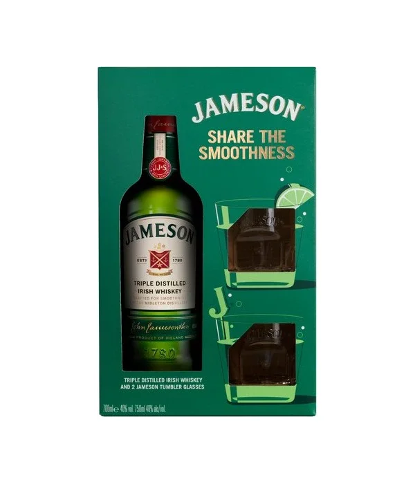 Jameson Gift Set Met 2 Glazen bij t Bockje in Bathmen