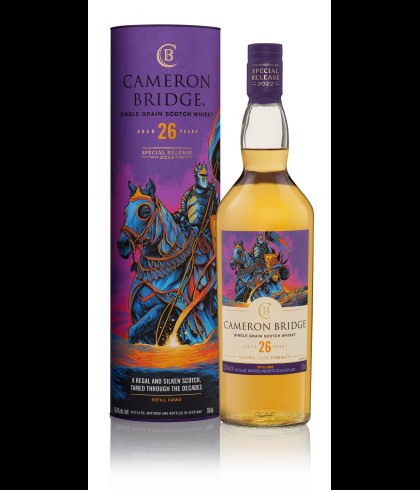 Fles Cameron Bridge 26Y Special Release 2022, whisky, op voorraad bij slijterij t Bockje in Bathmen