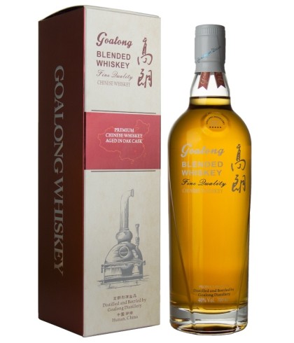 Fles Goalong Blended Whiskey, whisky, op voorraad bij slijterij ’t Bockje in Bathmen
