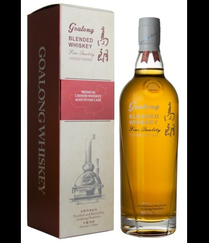Fles Goalong Blended Whiskey, whisky, op voorraad bij slijterij ’t Bockje in Bathmen
