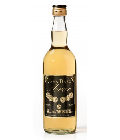Fles Van Wees Arac Java Baru, rum, op voorraad bij slijterij t Bockje in Bathmen