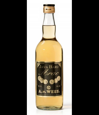 Fles Van Wees Arac Java Baru, rum, op voorraad bij slijterij t Bockje in Bathmen
