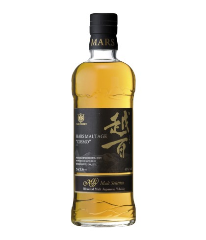 Fles Mars Maltage Cosmo Blended Malt Japanese Whisky, whisky, op voorraad bij slijterij ’t Bockje in Bathmen