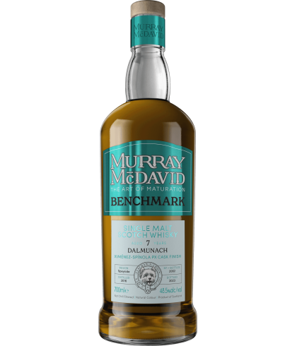 Fles Schotse whisky van bottelaar Murray McDavid, op voorraad bij slijterij t Bockje in Bathmen