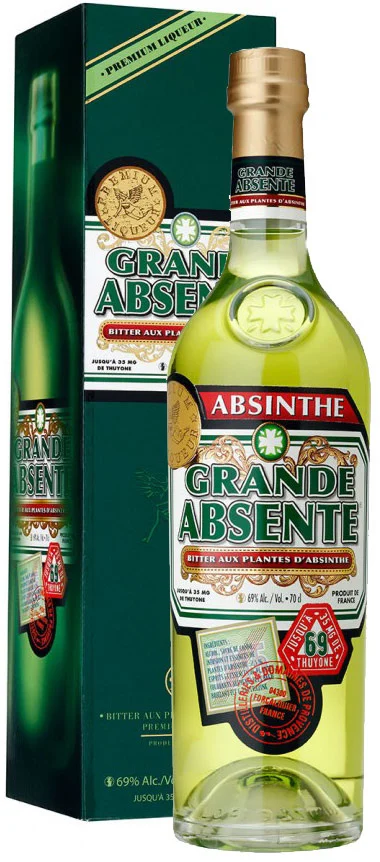 Bitter Grande Absente Bitter 69 van Grande, bij slijterij ’t Bockje in Bathmen