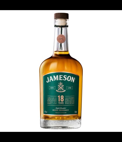 Fles Iers whiskey van Jameson, op voorraad bij slijterij t Bockje in Bathmen