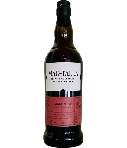 Fles Mac-Talla Amarone, Islay single malt whisky, op voorraad bij slijterij t Bockje in Bathmen