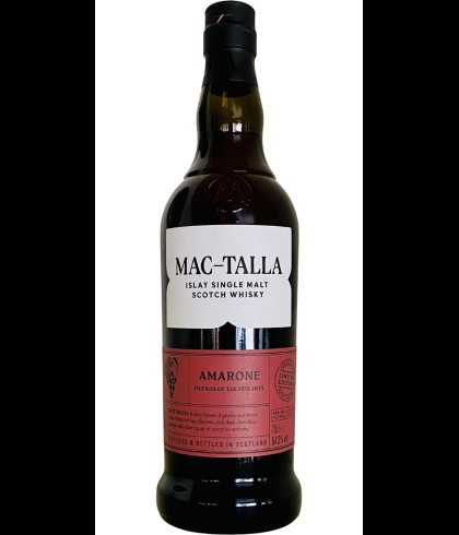 Fles Mac-Talla Amarone, Islay single malt whisky, op voorraad bij slijterij t Bockje in Bathmen