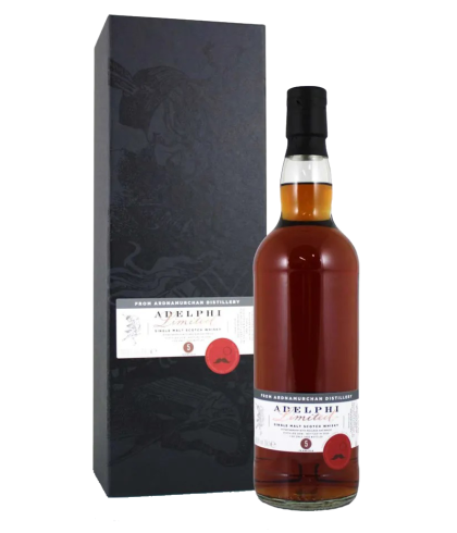 Fles Adelphi Ardnamurchan 5 Years Old 2018, single malt whisky, op voorraad bij slijterij t Bockje in Bathmen
