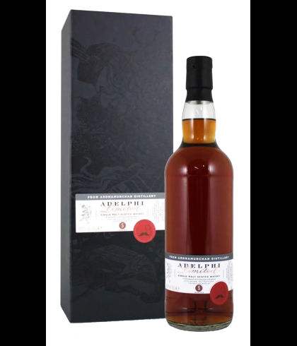 Fles Adelphi Ardnamurchan 5 Years Old 2018, single malt whisky, op voorraad bij slijterij t Bockje in Bathmen