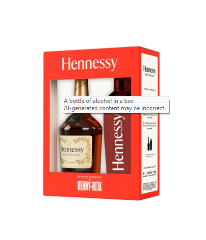 Geschenk Hennessy VS Cognac in gitfpack met cocktaishaker, bij slijterij ’t Bockje in Bathmen