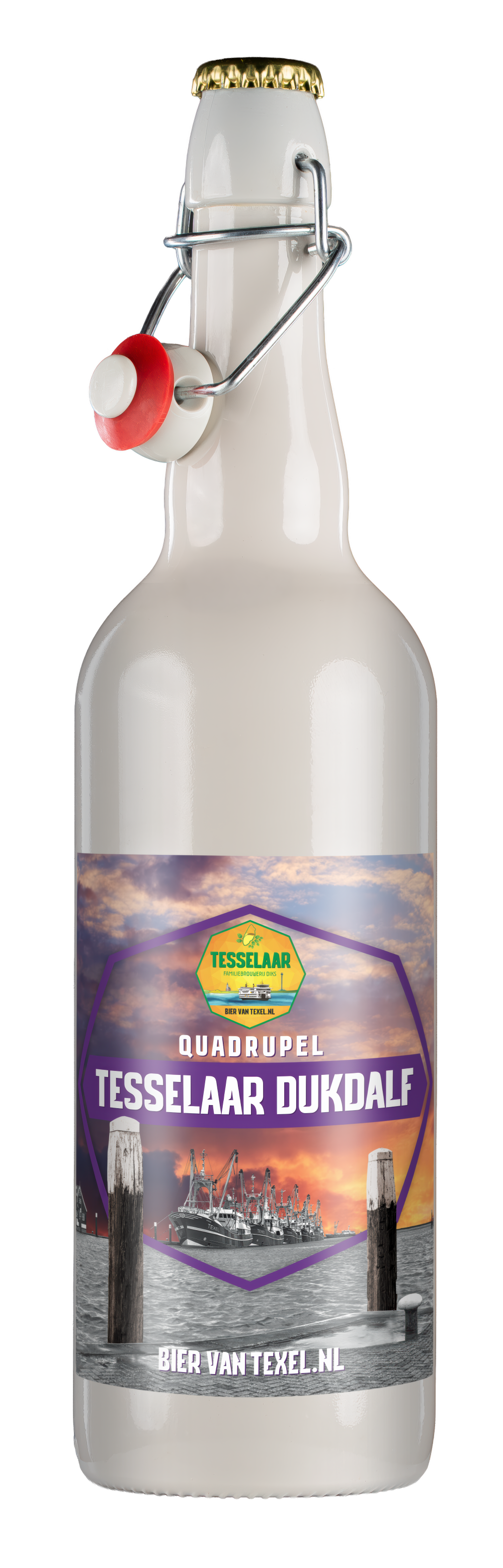 Fles Tesselaar Dukdalf Quadrupel 10%, bier van Tesselaar, op voorraad bij slijterij t Bockje in Bathmen