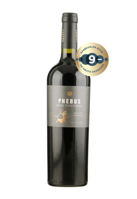 Fles Phebus Gran Reservado Merlot Patagonia, wijn, op voorraad bij slijterij ’t Bockje in Bathmen