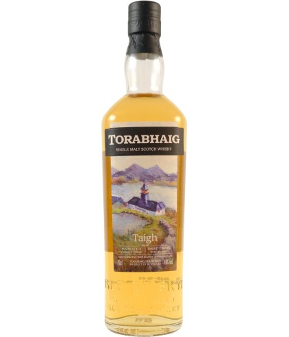 Fles Torabhaig Taigh, geturfde single malt van het eiland Skye, op voorraad bij slijterij t Bockje in Bathmen