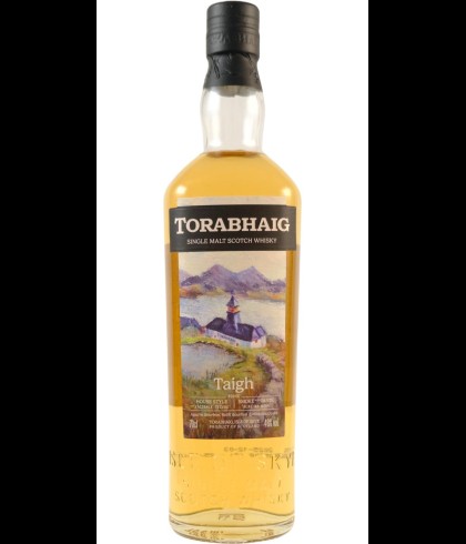 Fles Torabhaig Taigh, geturfde single malt van het eiland Skye, op voorraad bij slijterij t Bockje in Bathmen