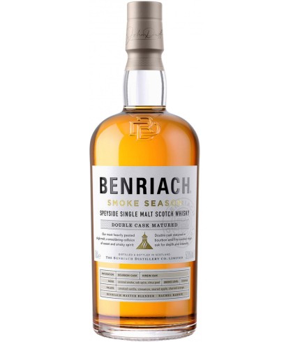 Fles Benriach Smoke Season, single malt whisky, op voorraad bij slijterij t Bockje in Bathmen