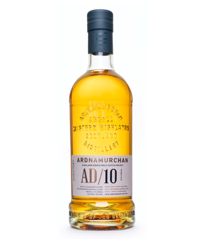 Fles Ardnamurchan AD/10 10th Anniversary Edition, single malt whisky, op voorraad bij slijterij t Bockje in Bathmen