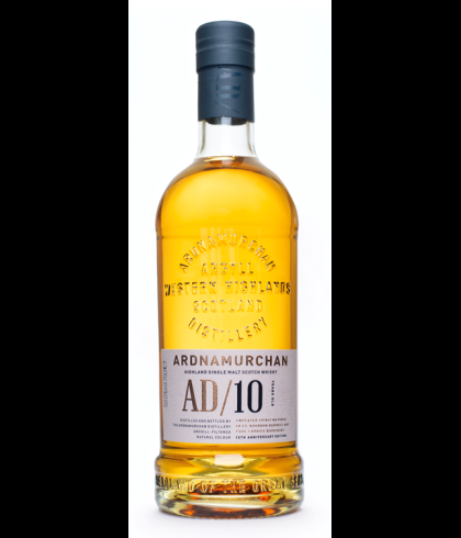 Fles Ardnamurchan AD/10 10th Anniversary Edition, single malt whisky, op voorraad bij slijterij t Bockje in Bathmen
