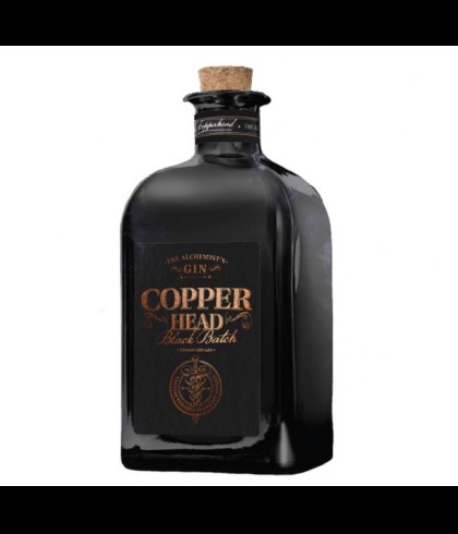 Fles Copperhead Gin Black Batch, gin, op voorraad bij slijterij t Bockje in Bathmen