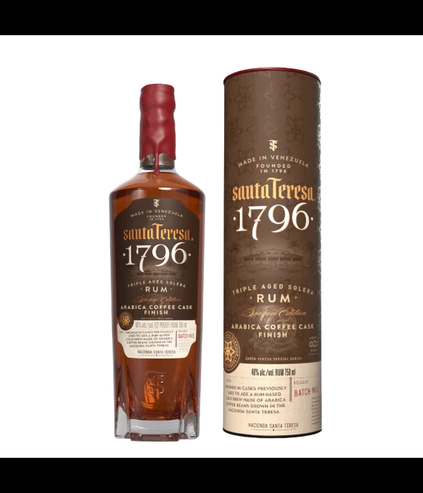 Santa Teresa 1796 Arabica Coffee Cask Rum bij t Bockje in Bathmen