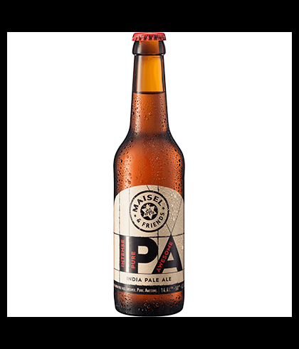 Maisel & Friends Intense Pure Awesome (IPA), bier op voorraad bij slijterij t Bockje in Bathmen