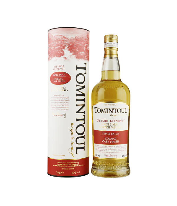 Tomintoul Single Malt Scotch Whisky Cognac Cask Finish bij t Bockje in Bathmen