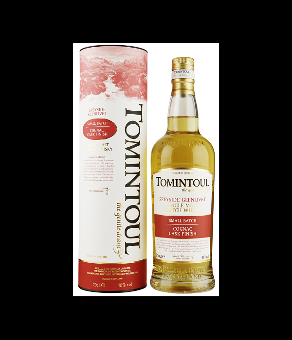 Tomintoul Single Malt Scotch Whisky Cognac Cask Finish bij t Bockje in Bathmen
