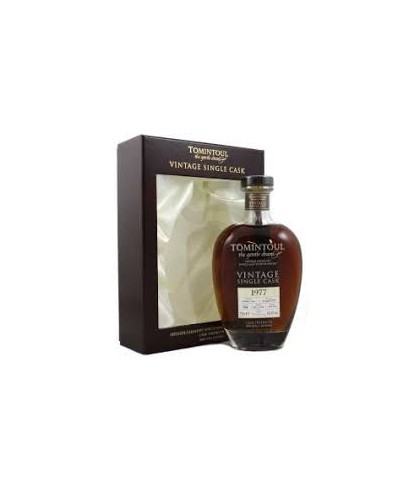 Fles Tomintoul 36 Years Old 1977, Speyside single malt whisky, op voorraad bij slijterij t Bockje in Bathmen