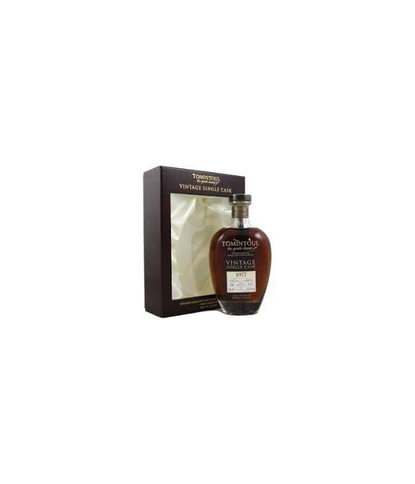 Tomintoul 36 Years Old Speyside Single Malt Whisky Vintage 1977 bij t Bockje in Bathmen