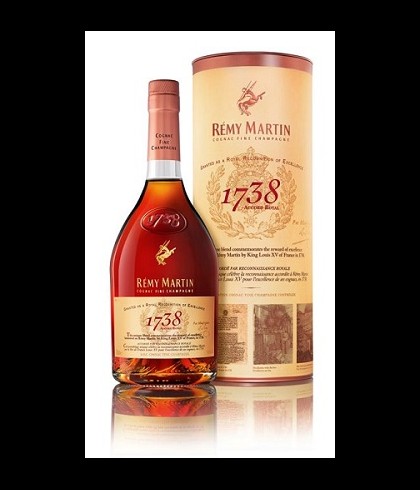 Remy Martin 1738 Accord Royal, op voorraad bij slijterij t Bockje in Bathmen