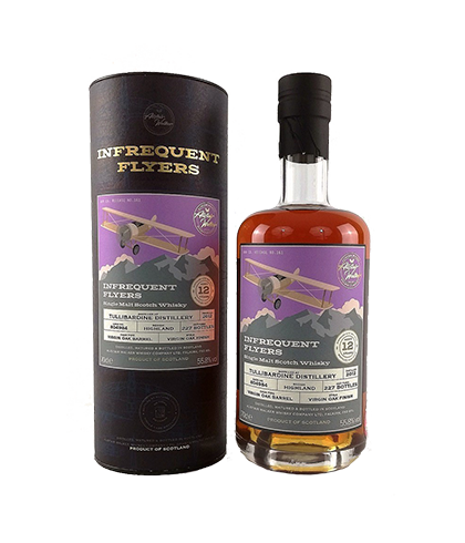 Fles Infrequent Flyers Tullibardine 2012 12 Years Old #804984, whisky, op voorraad bij slijterij t Bockje in Bathmen