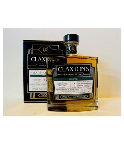 Fles Claxton’s Warehouse Fettercairn 13 Years Old, single malt whisky, op voorraad bij slijterij t Bockje in Bathmen