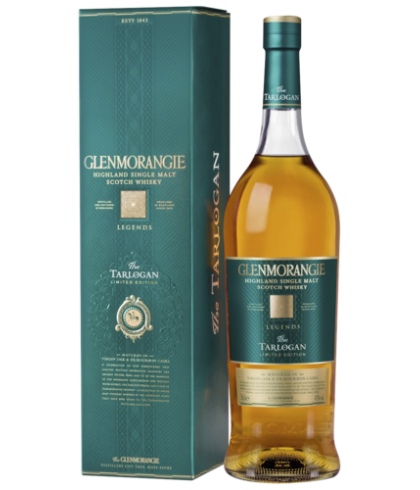 Fles Glenmorangie Tarlogan, single malt whisky, op voorraad bij slijterij t Bockje in Bathmen