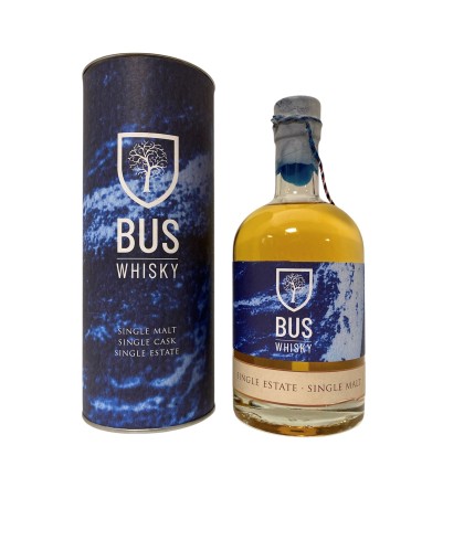 Fles BUS Single Malt Single Estate Whisky, whisky, op voorraad bij slijterij t Bockje in Bathmen