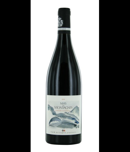 Fles Lorgeril Mas Des Montagnes Roussillon Villages Rouge, wijn op voorraad bij slijterij t Bockje in Bathmen