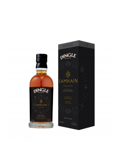 Fles Dingle Samhain, single malt whisky, op voorraad bij slijterij t Bockje in Bathmen