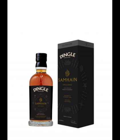 Fles Dingle Samhain, single malt whisky, op voorraad bij slijterij t Bockje in Bathmen