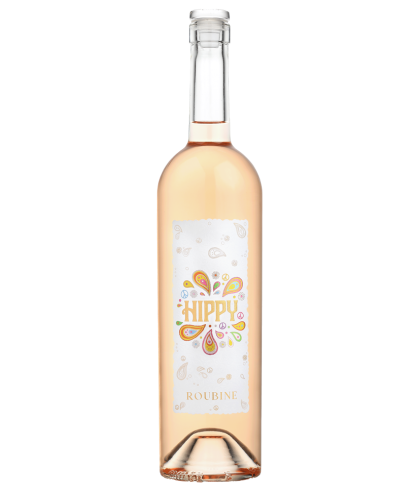 Fles Hippy Roubine Rose Provence, wijn op voorraad bij slijterij t Bockje in Bathmen