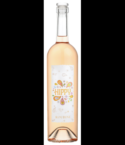 Fles Hippy Roubine Rose Provence, wijn op voorraad bij slijterij t Bockje in Bathmen