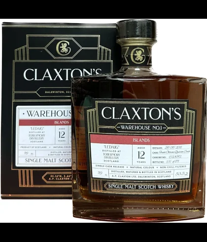 Fles geturfde single malt van het eiland Mull, op voorraad bij slijterij t Bockje in Bathmen