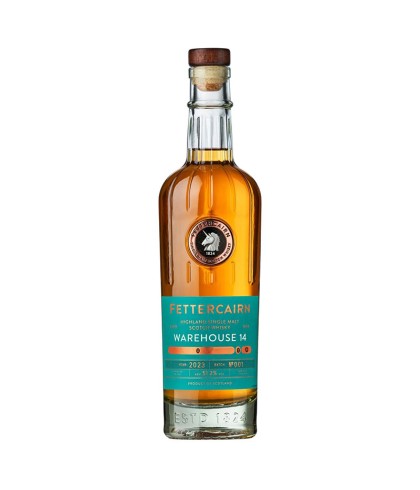 Fles Fettercairn Warehouse 14, single malt whisky, op voorraad bij slijterij t Bockje in Bathmen