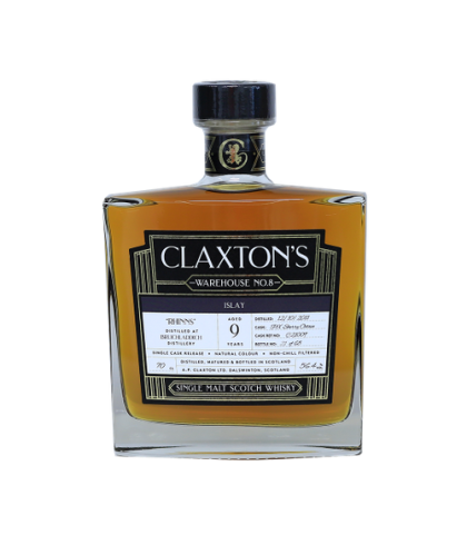 Fles Claxton's Single Cask Rhinns 2011 - 9yo, whisky, op voorraad bij slijterij t Bockje in Bathmen