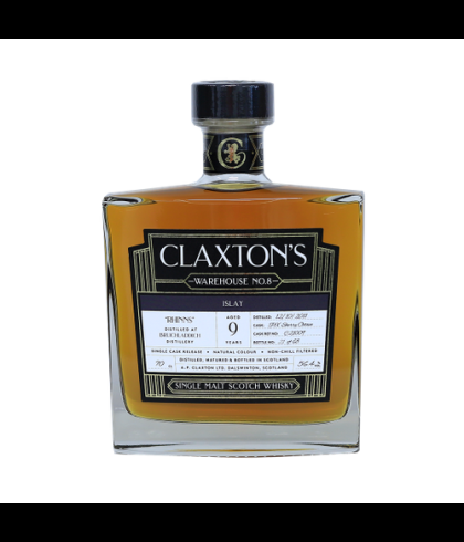 Fles Claxton's Single Cask Rhinns 2011 - 9yo, whisky, op voorraad bij slijterij t Bockje in Bathmen