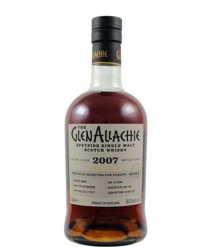 Fles Glenallachie 2007 Single Cask, whisky, bij slijterij ’t Bockje in Bathmen