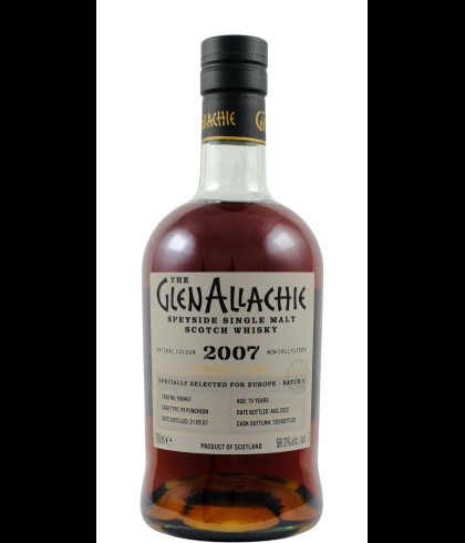 Fles Glenallachie 2007 Single Cask, whisky, bij slijterij ’t Bockje in Bathmen
