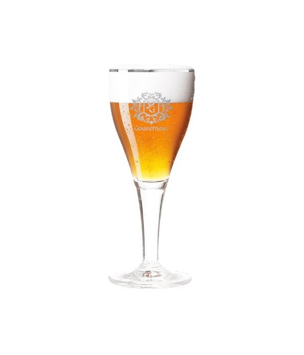 Gouverneur bierglas op voet bij t Bockje in Bathmen