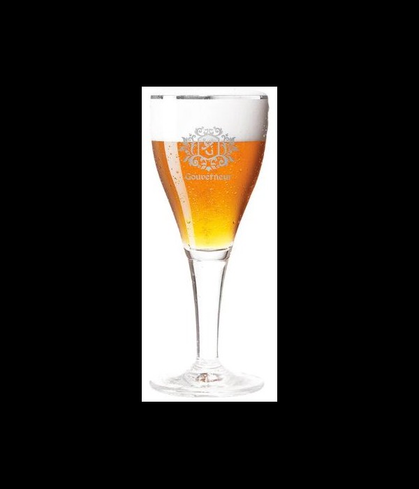 Gouverneur bierglas op voet bij t Bockje in Bathmen