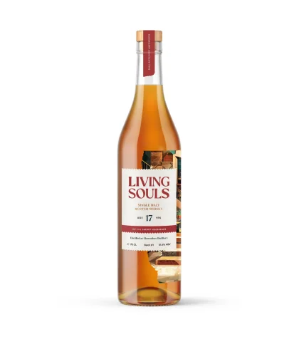 Fles whisky van bottelaar Living Souls, op voorraad bij slijterij t Bockje in Bathmen
